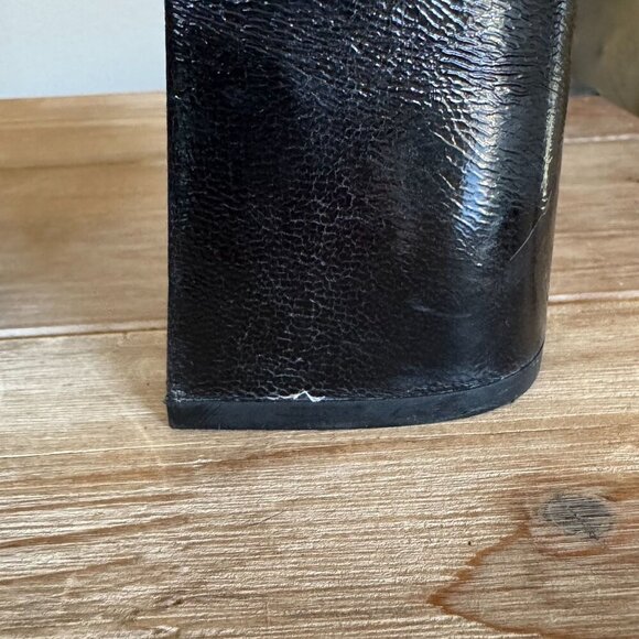 TOPSHOP Black Genuine Leather Goth Rave Electric Platform Boots Size 39/ US 8.5 - Picture 15 of 15